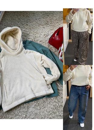 Мега теплий флісовий худі з капюшоном,hollister,p.m-l