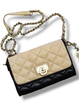 Сумка кожа dkny crossbody в стиле chanel