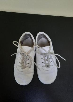 Кожаные кроссовки для аэробики с раздельной подошвой/ 17 см6 фото