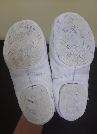 Кожаные кроссовки для аэробики с раздельной подошвой/ 17 см7 фото