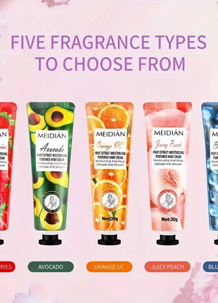 Подарочный набор крема для рук с фруктовым ароматом