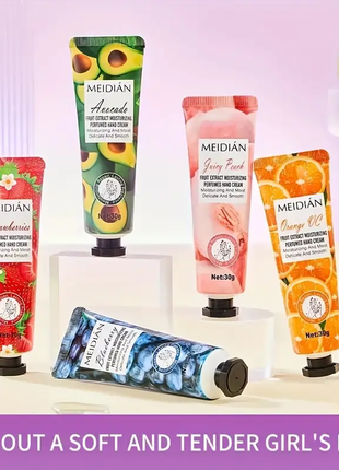 Подарочный набор крема для рук с фруктовым ароматом