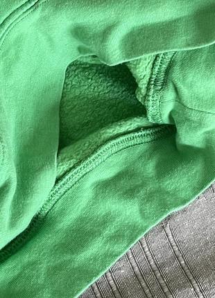 Зеленый оверсайз свитшот zara 4