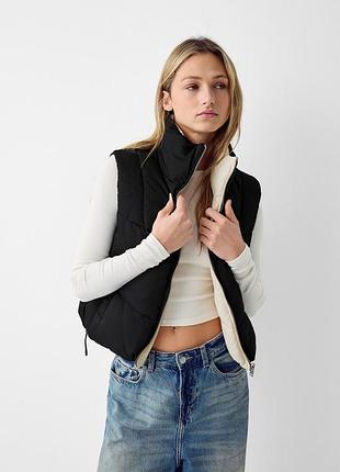 Двостороння жилетка bershka