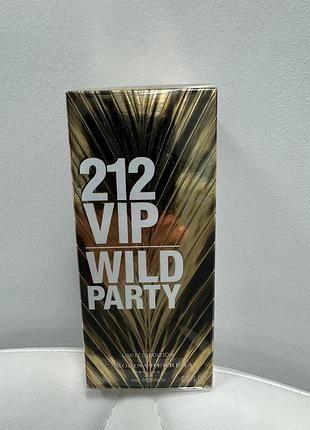 Carolina herrera 212 vip wild party туалетна вода 80мл