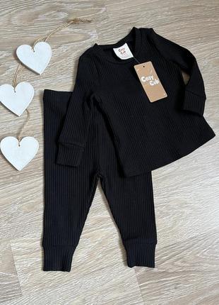 Костюмчик в рубчик для дівчинки