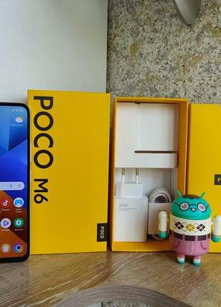 Смартфон xiaomi poco m6 6/128 nfc глобальная версия