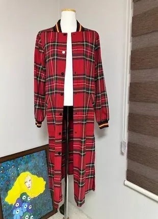 Rihanna x river island удлинённый бомбер, тренч, скотиш, шотландский плащ