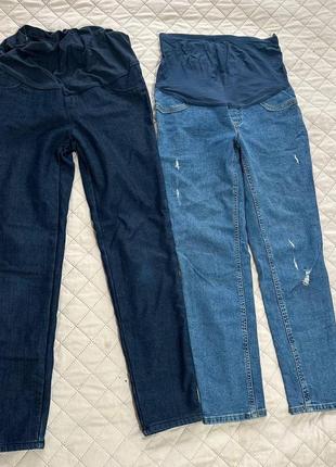 Утепленные джинсы для беременной m