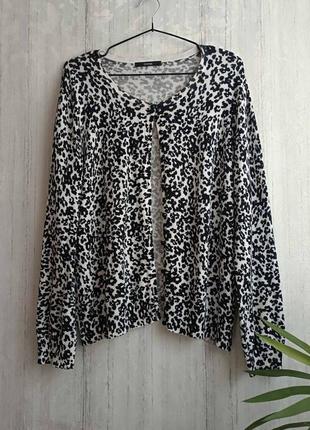 Кардиган леопардовым принтом george