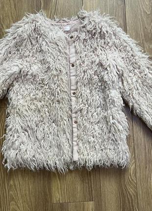 H&amp;m шубка на девочку
