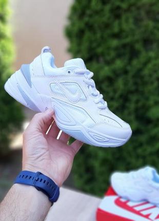 Nike m2k tekno белые с серым2 фото