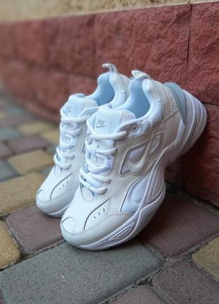 Nike m2k tekno белые с серым7 фото