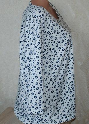 Блуза принтована бренду damart
 /100%бавовна/свободний крій/9 фото