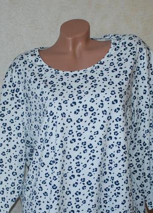 Блуза принтована бренду damart
 /100%бавовна/свободний крій/6 фото