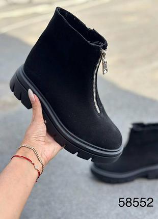 Ботинки из натуральной кожи/замши 5