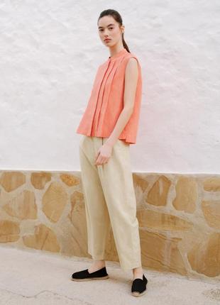 Стильные льняные штаны uniqlo3 фото