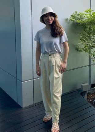Стильные льняные штаны uniqlo6 фото