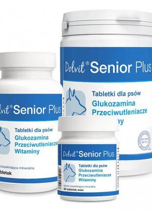 Dolfos (долфос) dolvit senior plus mini - 90 таб. вітамінно-мінеральна домішка для літніх собак мініпород2 фото