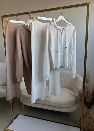 Костюм двойка два цвета женский люкс в стиле alexander wang