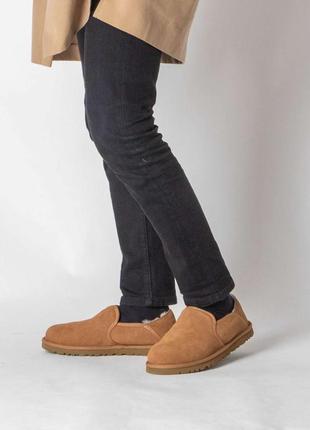 Замшевые мужские тапочки угги оригинал ugg kenton slipper 45-46 размер