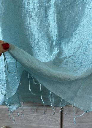 Шелковое полотенце шелк натуральный палантин3 фото