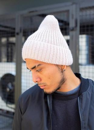 Зимова шапка without snow beige man