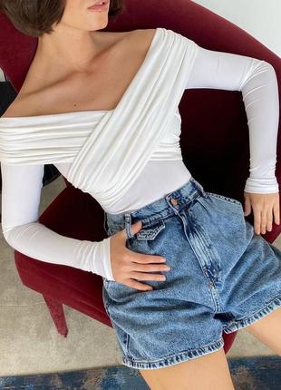 Боди с драпировкой, боди cher17