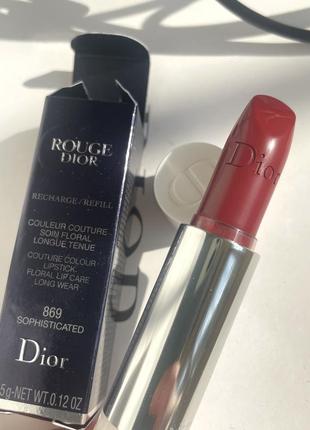 Оригинальный. dior rouge dior satin помада для губ  👉🏻рефил (запаска ) 3.5 г