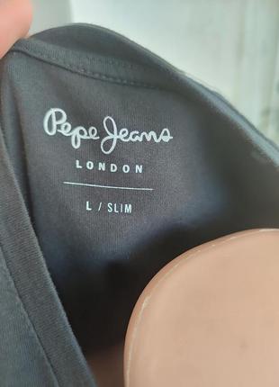 Сіра футболка pepe  jeans7 фото