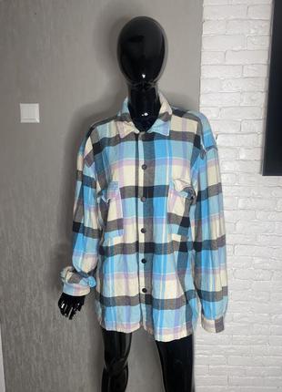 Теплая рубашка верхняя рубашка river island, xl