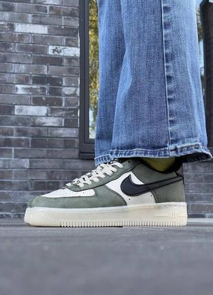 Кроссовки nike air force 1 low khaki3 фото