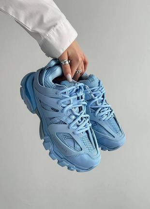 Кроссовки balenciaga wmns track sneaker 'light blue'