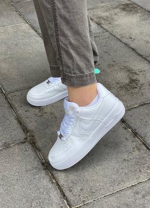 Кроссовки nike air force 1 low 'white’8 фото