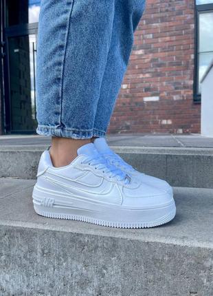 Кроссовки nike air force 1 plt.af.orm white2 фото