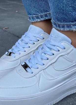 Кроссовки nike air force 1 plt.af.orm white3 фото