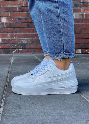 Кроссовки nike air force 1 plt.af.orm white9 фото