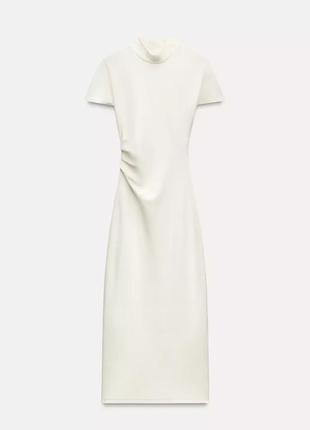 Белое платье zara 3