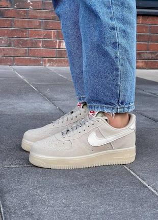 Кроссовки nike air force low «beige’4 фото