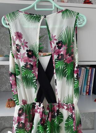 Платье сарафан с интересной спинкой от miss selfridge3 фото