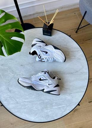 Кроссовки nike m2k tekno white black2 фото