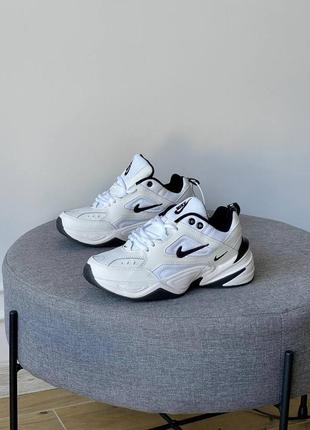 Кроссовки nike m2k tekno white black4 фото