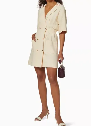 Топовое твидовое двубортное платье блейзер с карманами/платье пиджак твид sandro paris как новое2 фото