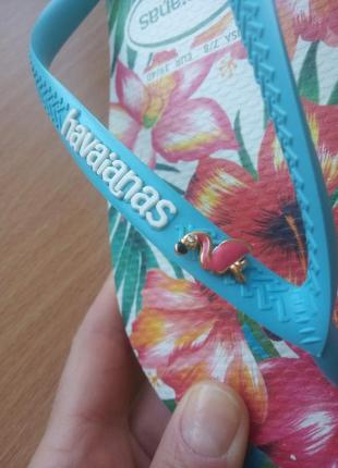 Бомбезні, яскраві в'єтнамки havaianas slim hibisco р.37-387 фото