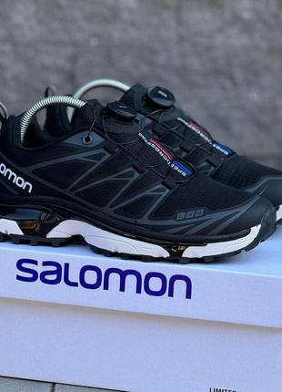 Кросівки в стилі salomon xt-6 boa black white