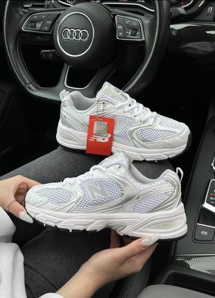 New balance 530 white silver premium