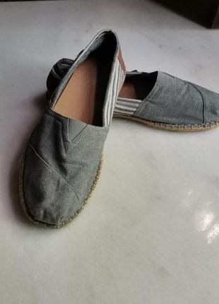 Стильные мужские эспадрильи, слипоны   toms