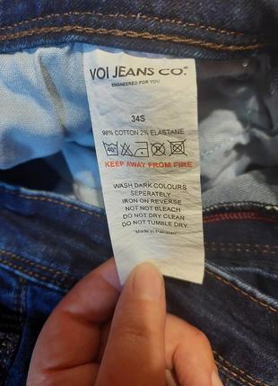 Мужские джинсы фирмы voi jeans co, размер 33-34, l/xl4 фото