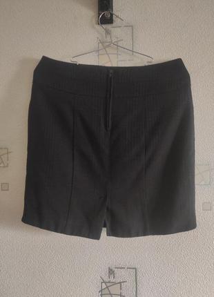 Женская мини юбка черная юбочка классическая шерстяная юбка orsay3 фото
