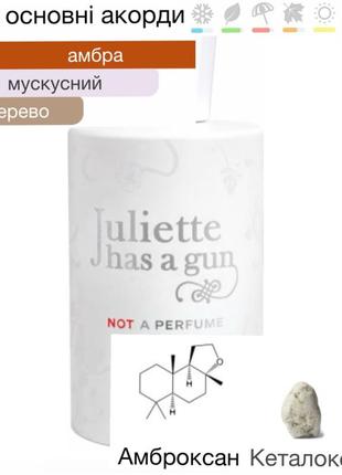 Розпив not a perfume juliette has a gun